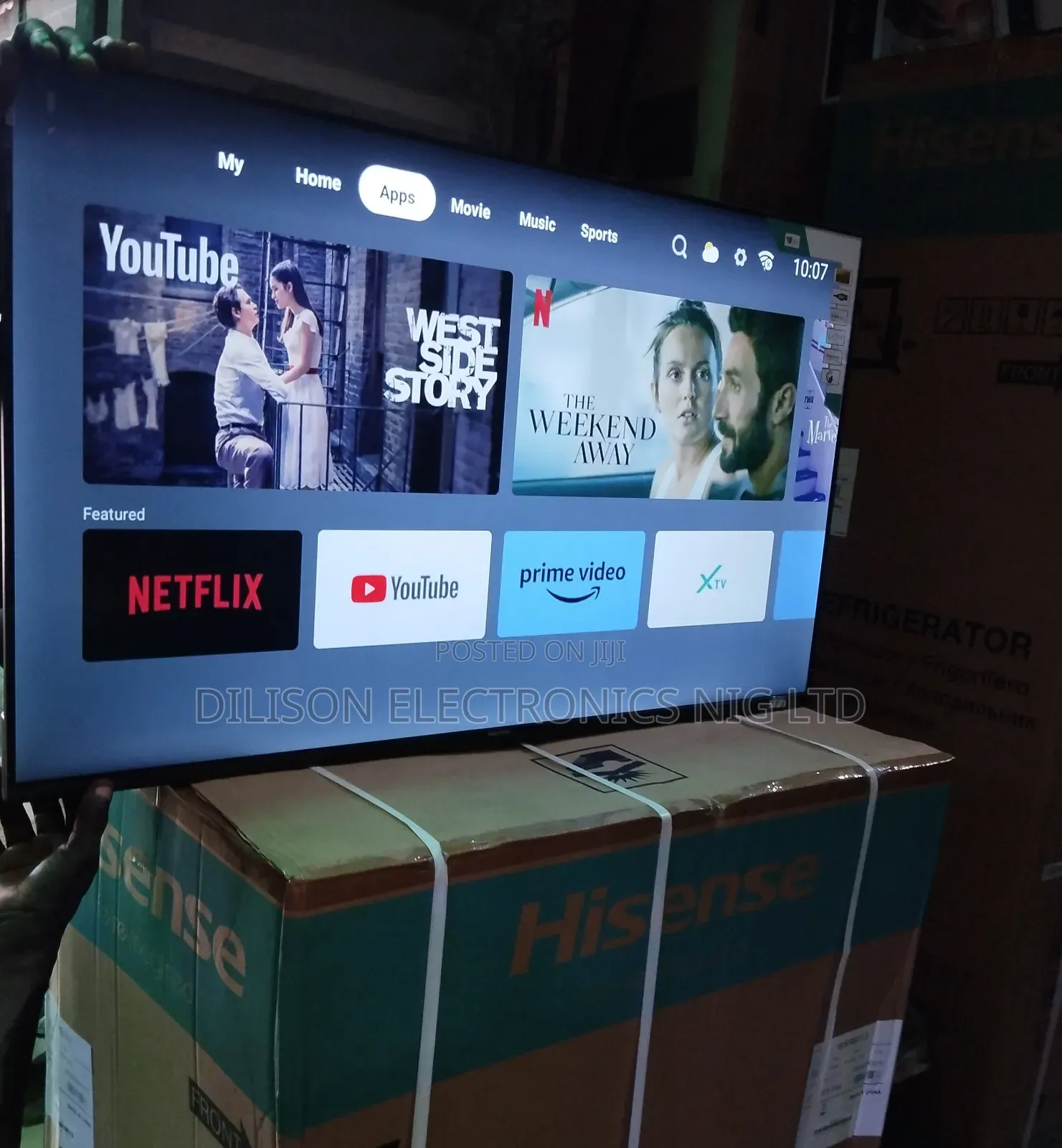  Hisense 43inches 6serise Smart Television