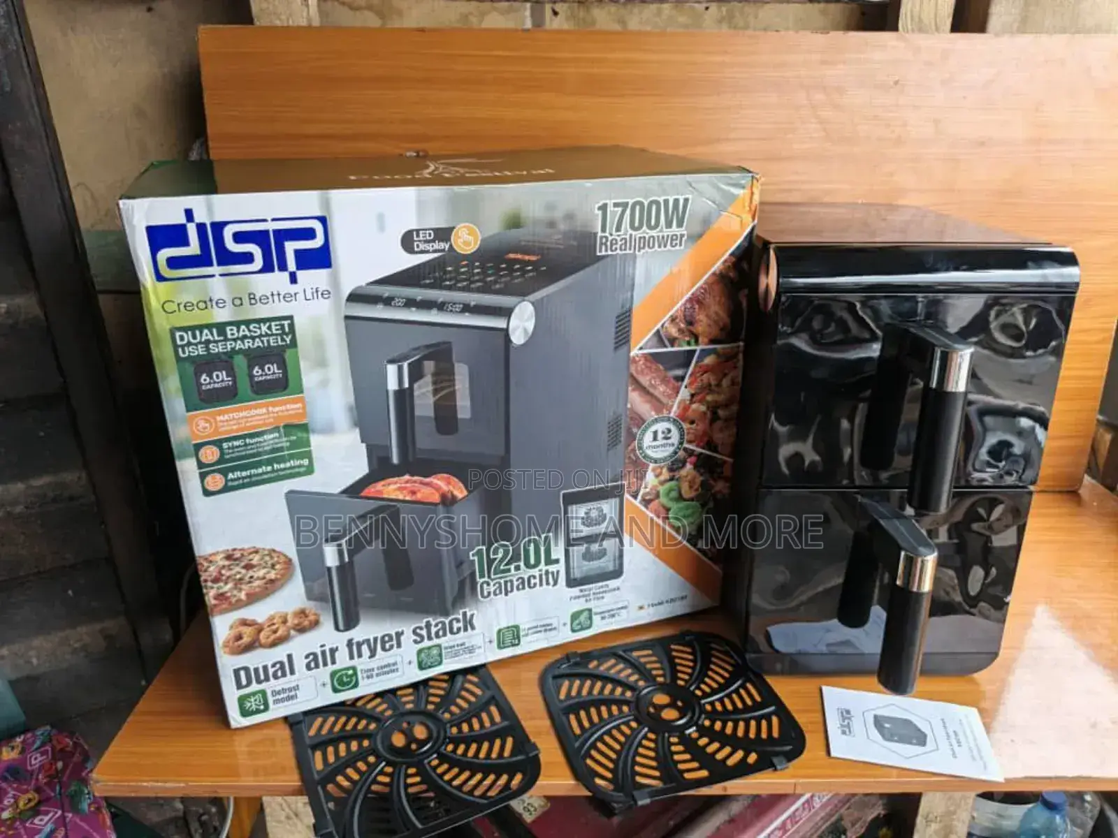 Dsp12l Dual Stack Air Fryer