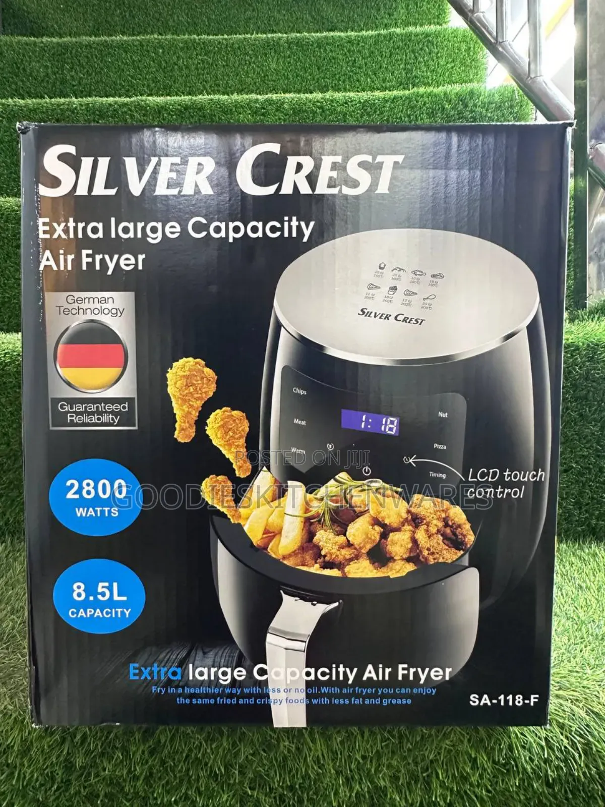 8.5 Litre Silver Crest Air Fryer