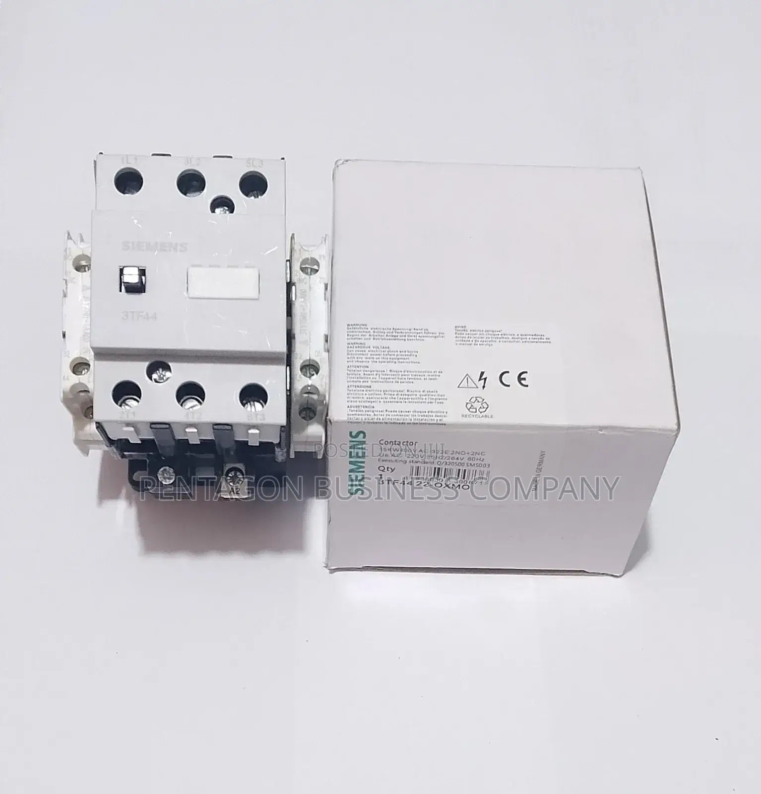 3tf44 Siemens Contactor 55ahms 3pole