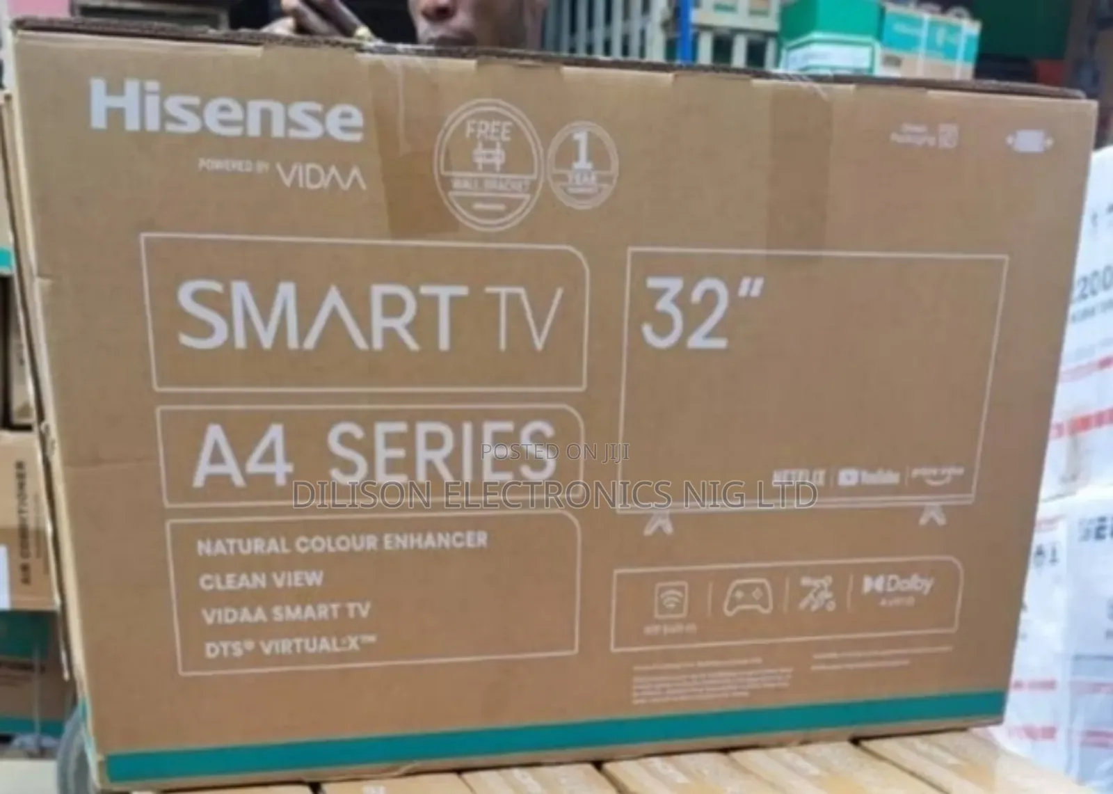 Energy Saving Uhd Hisense 32" Frameless Smart Tv
