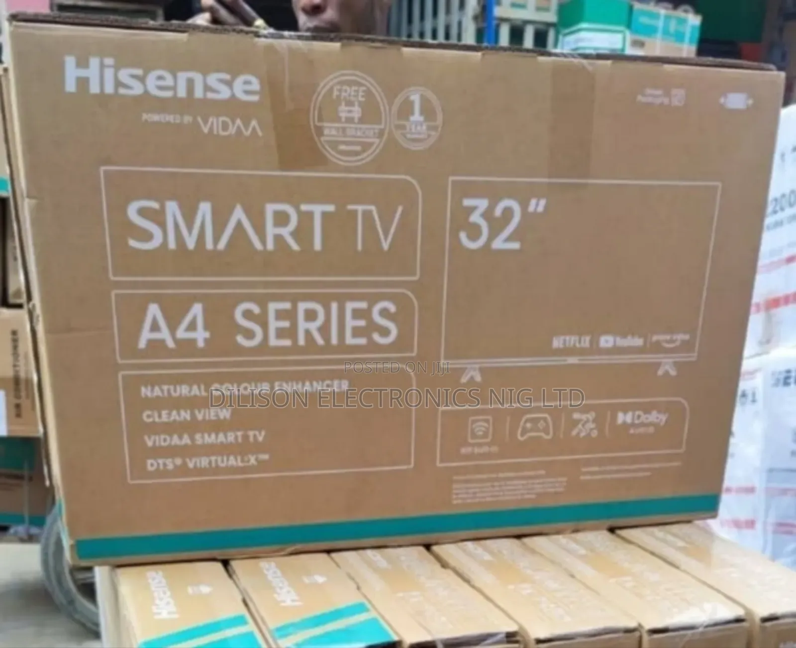 Energy Saving Uhd Hisense 32" Frameless Smart Tv