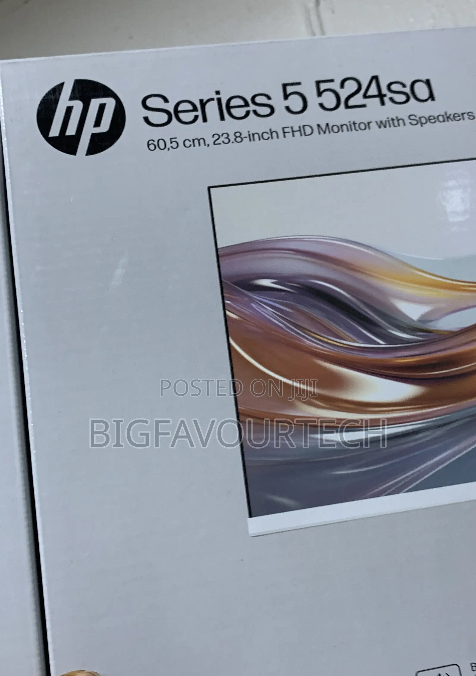 HP Series 5 23.8 Inch FHD Monitor With Speakers - 524sa