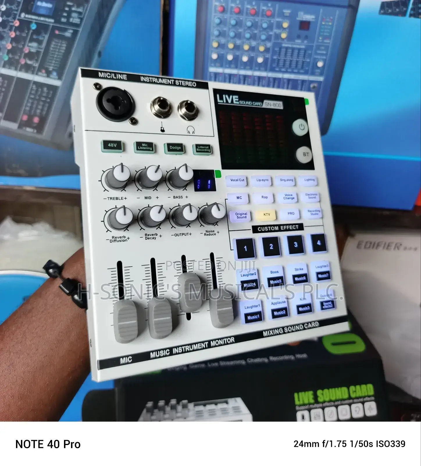 Professional Sn-800 Mixer Live Soundcard