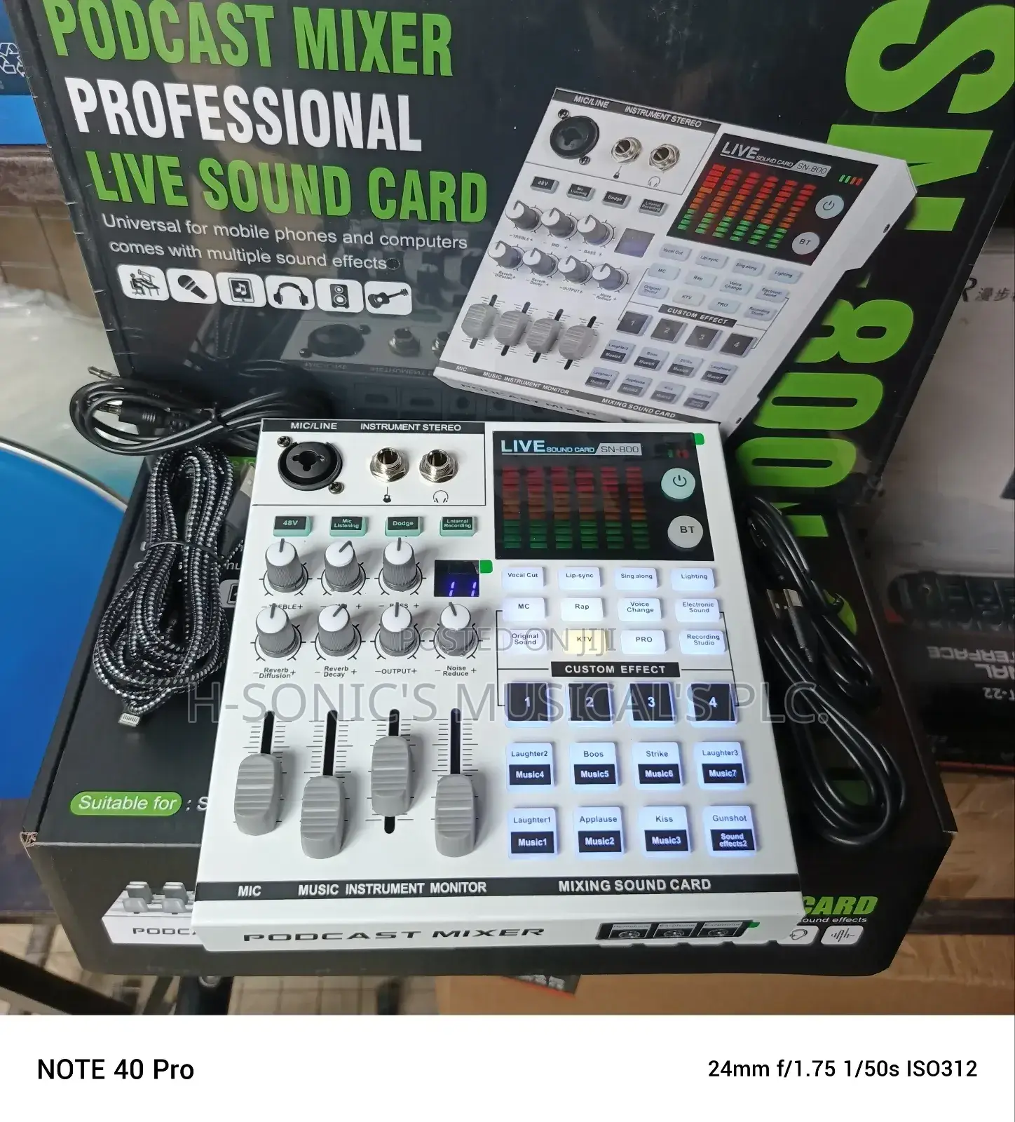 Professional Sn-800 Mixer Live Soundcard
