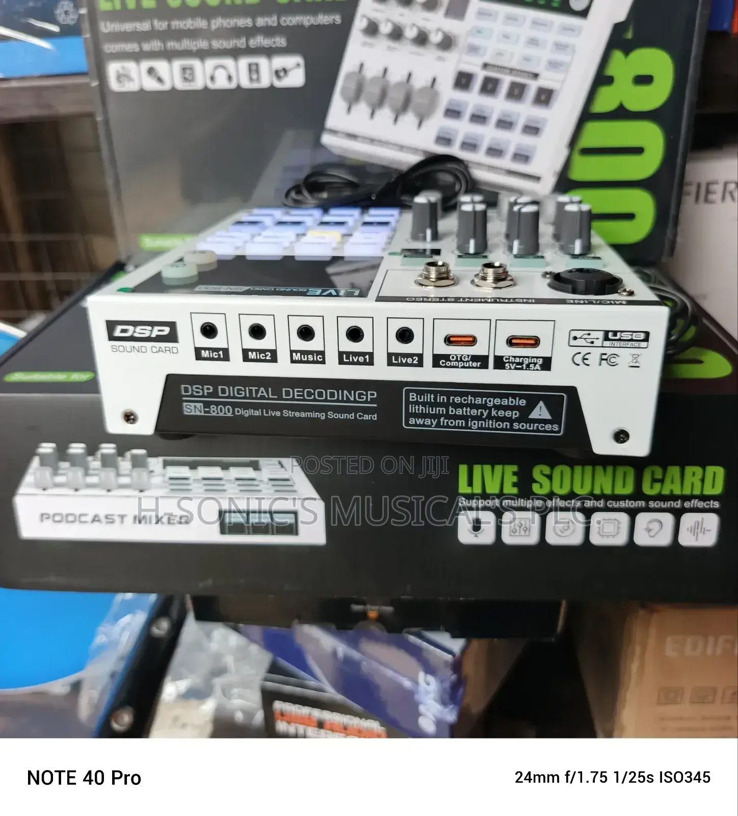 Professional Sn-800 Mixer Live Soundcard