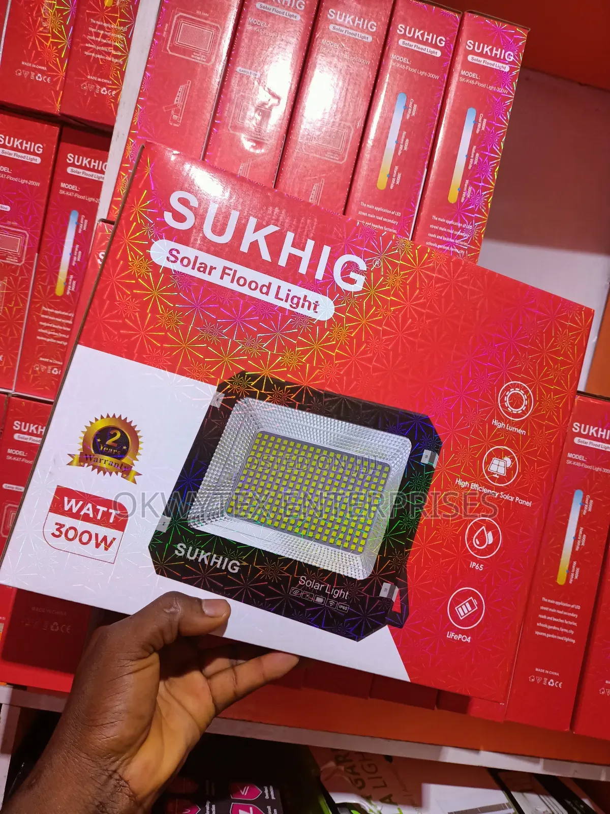 300watts Sukhig Indoor Outdoor Solar Flood Light