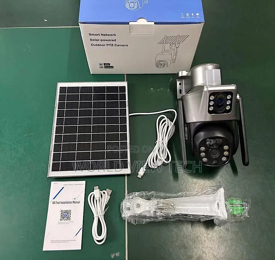 Smart Solar-Powered Auto Tracking 4g Rotational CCTV Camera