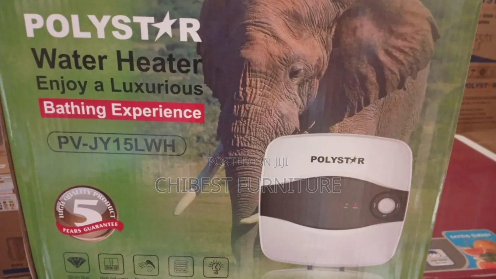 Polystar Water Heater Available on Ground