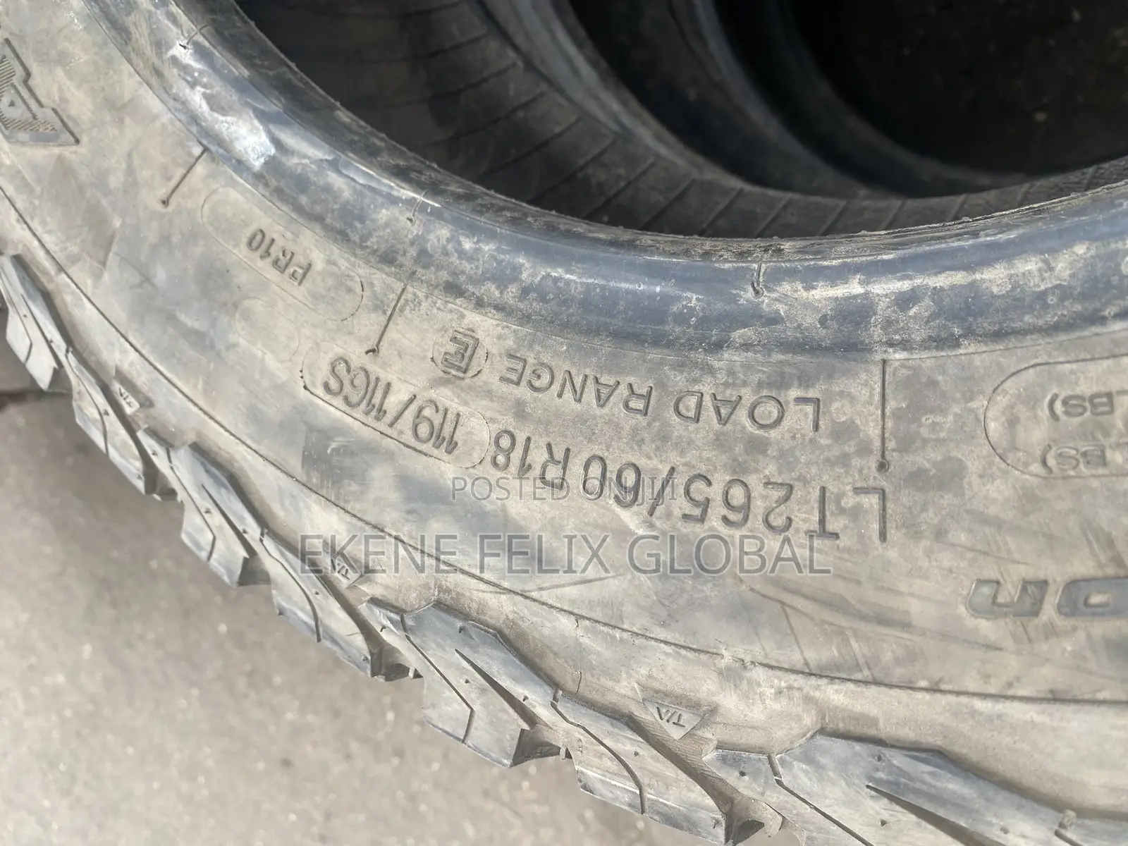 265/60/18 Bfgoodrich Off Road Tyres