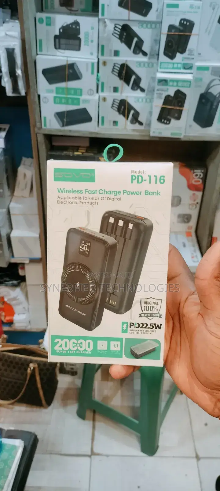 Sovo Wireless Fast Charge Power Bank