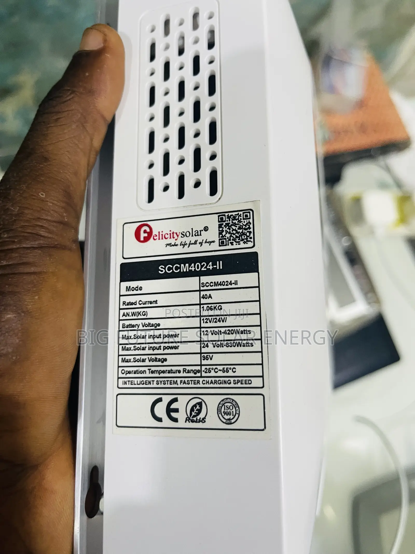 40amps Felicity Charge Controller 12/24v