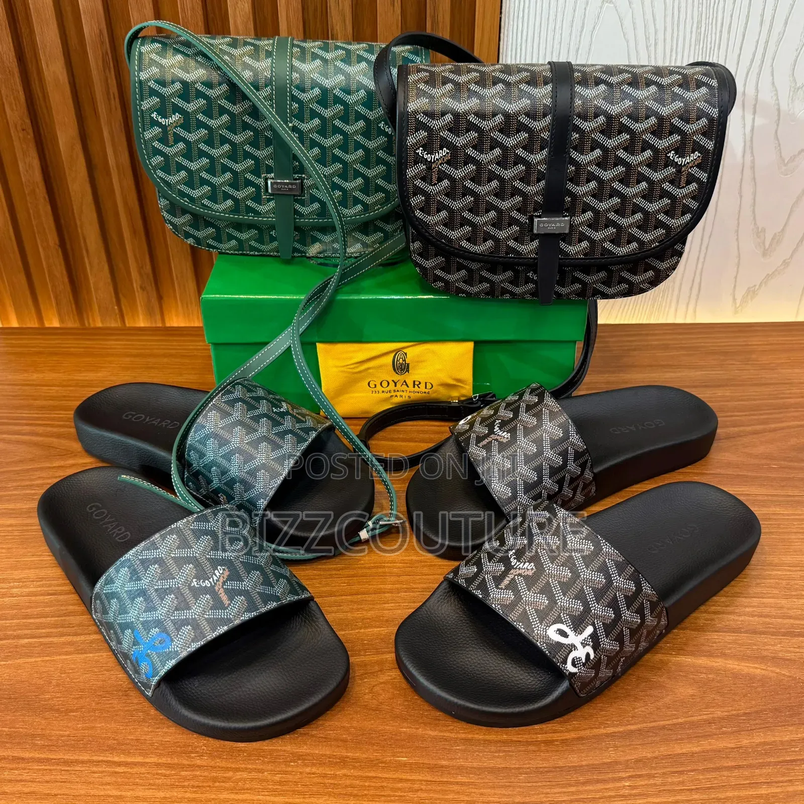 Original Goyard Slides Available in Store