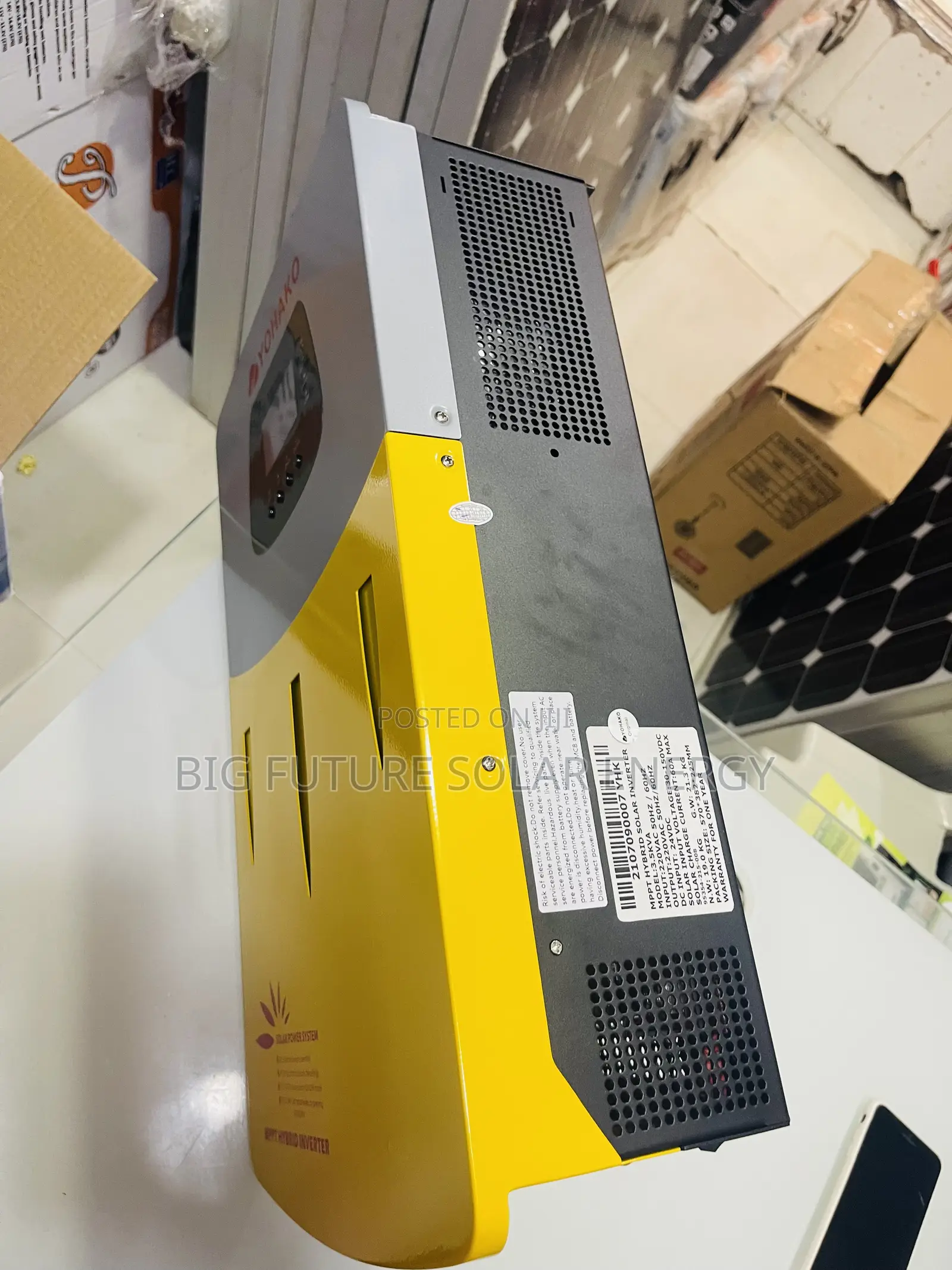 3.5kva Yohako Solar Hybrid Inverter 24v