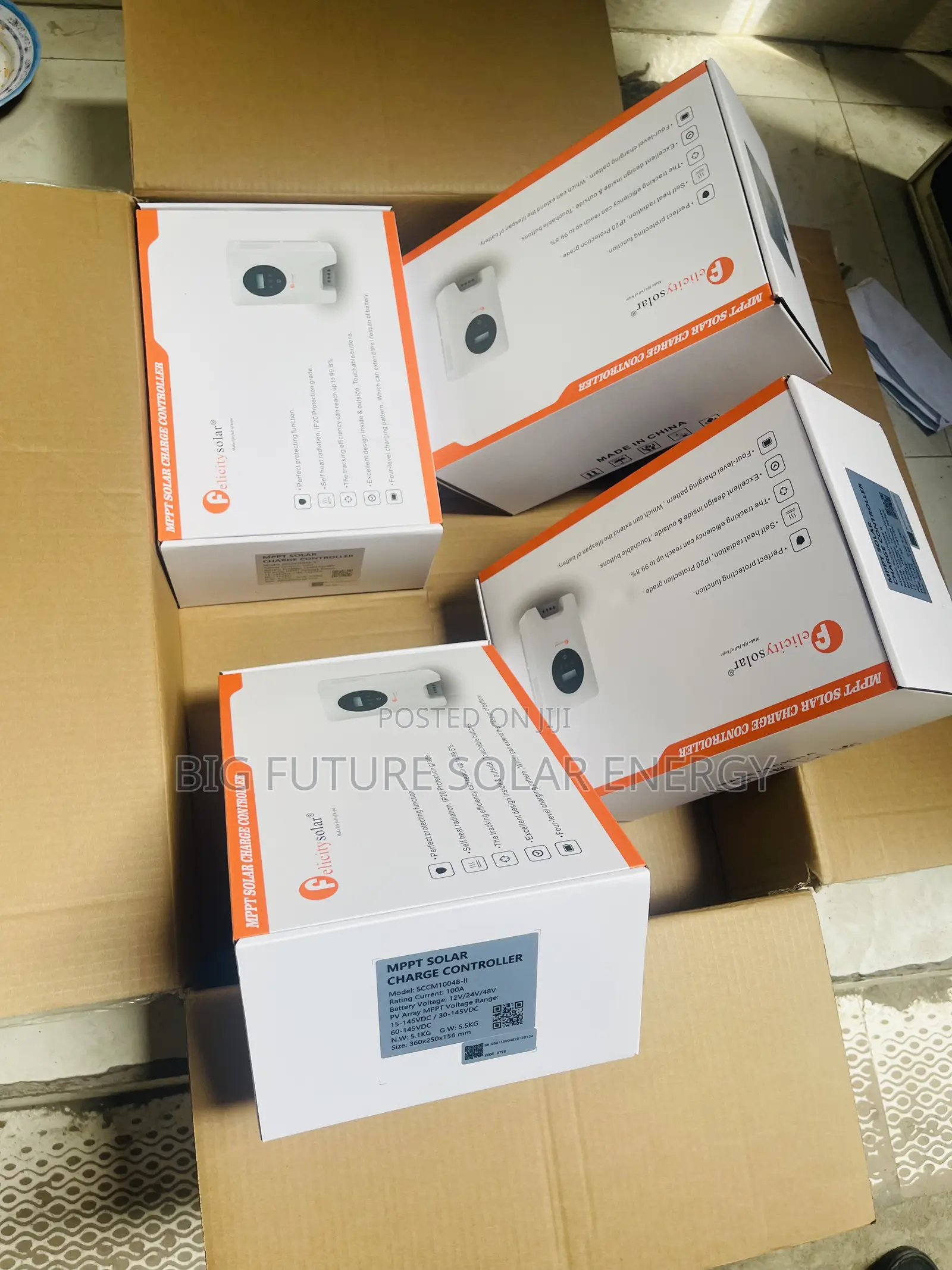 100amps Felicity Charge Controller 12/24/48v