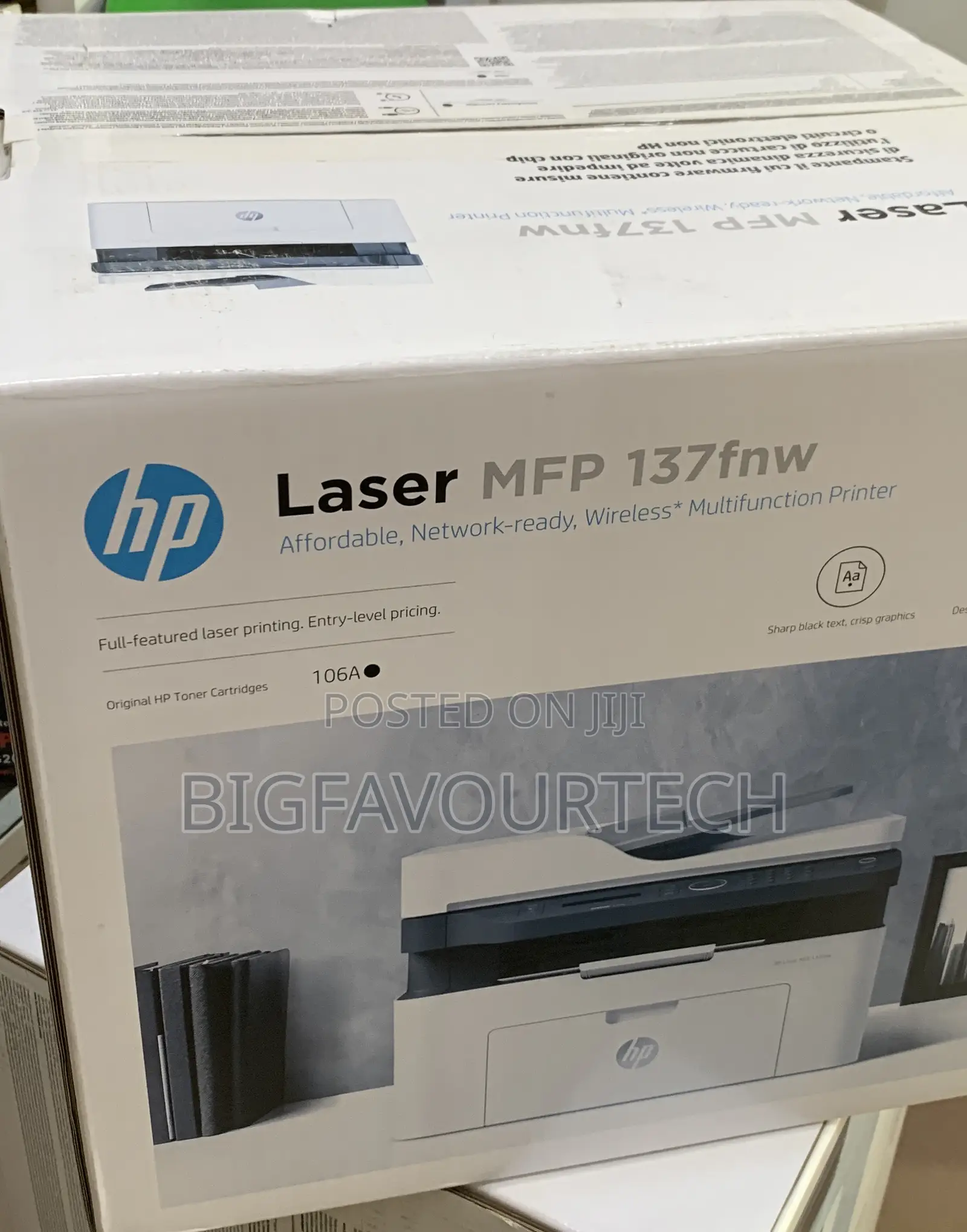 Hp Laser MFP 137fnw (4zb84a)