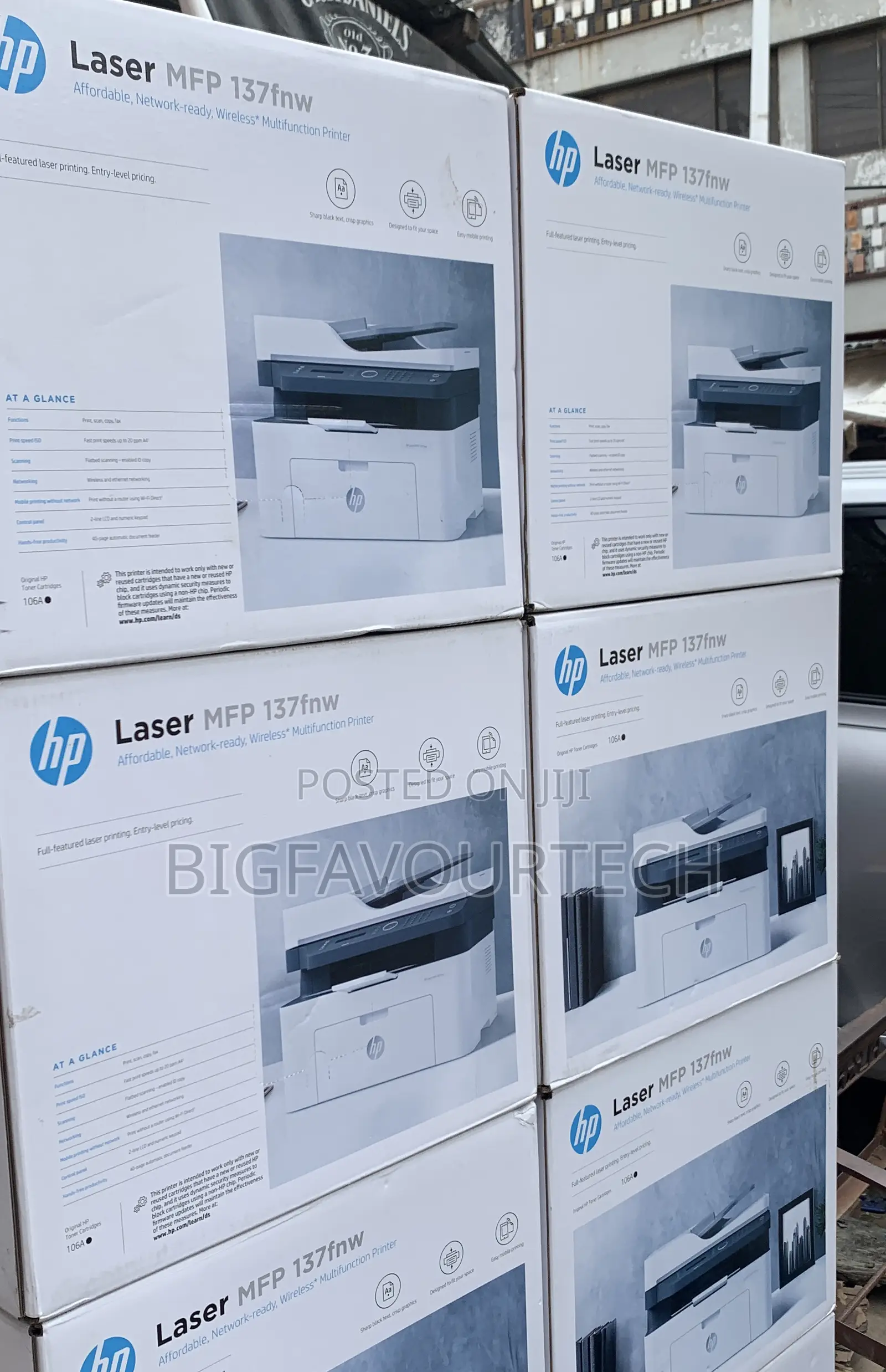 Hp Laser MFP 137fnw (4zb84a)