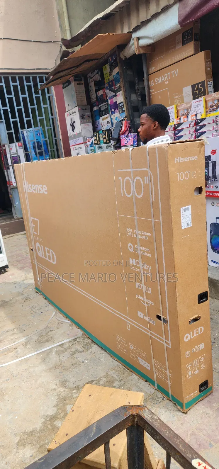 Hisense 100inches Qled Television With 3years Warranty