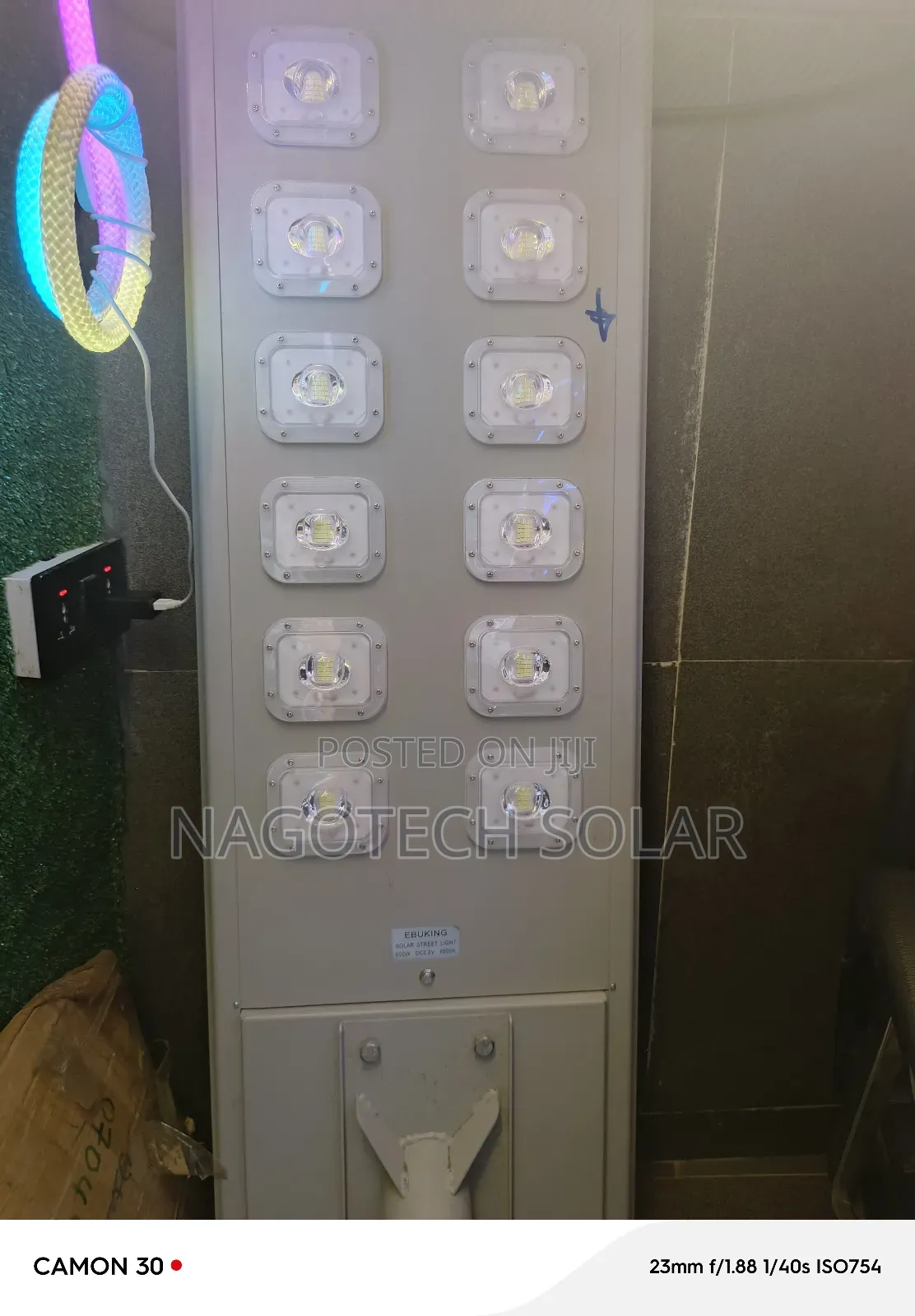 Aluminum Industrial Solar Street Lights
