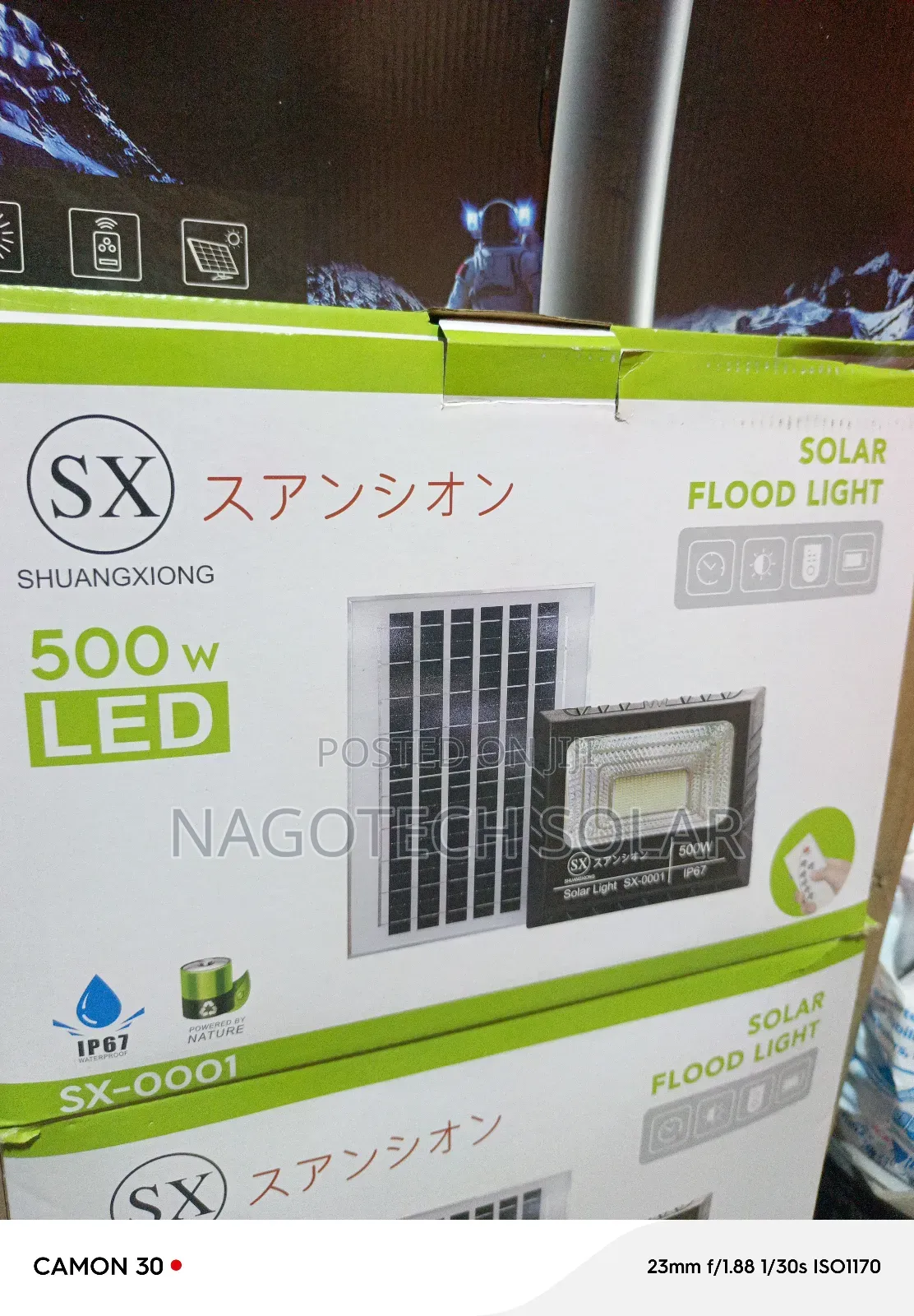 550w Solar Flood Light