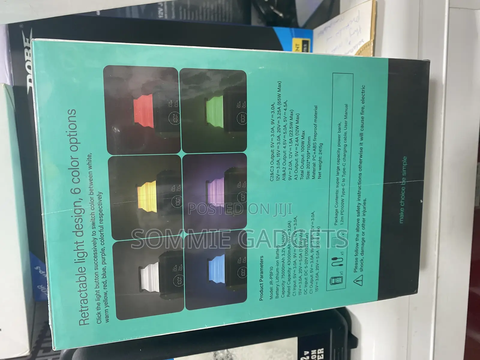 Joyroom Laptop Powerbank 75000mah 100w Pd