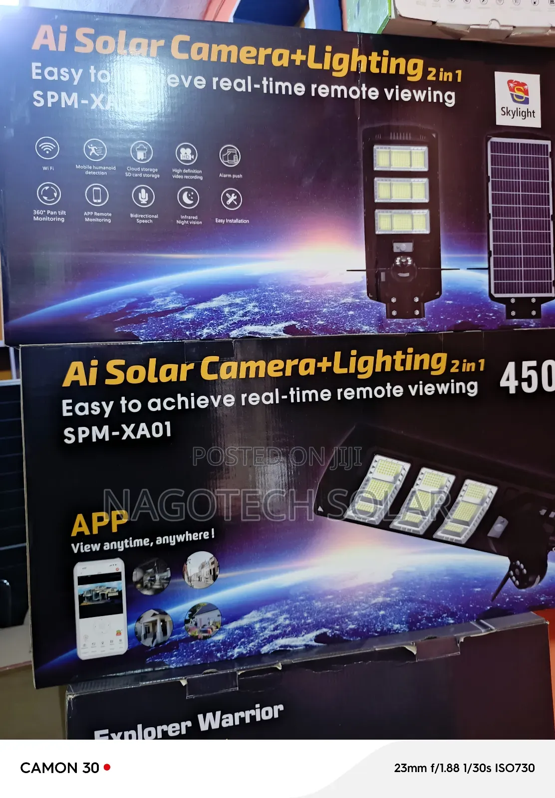 Ai Solar CCTV Camera Street Lights