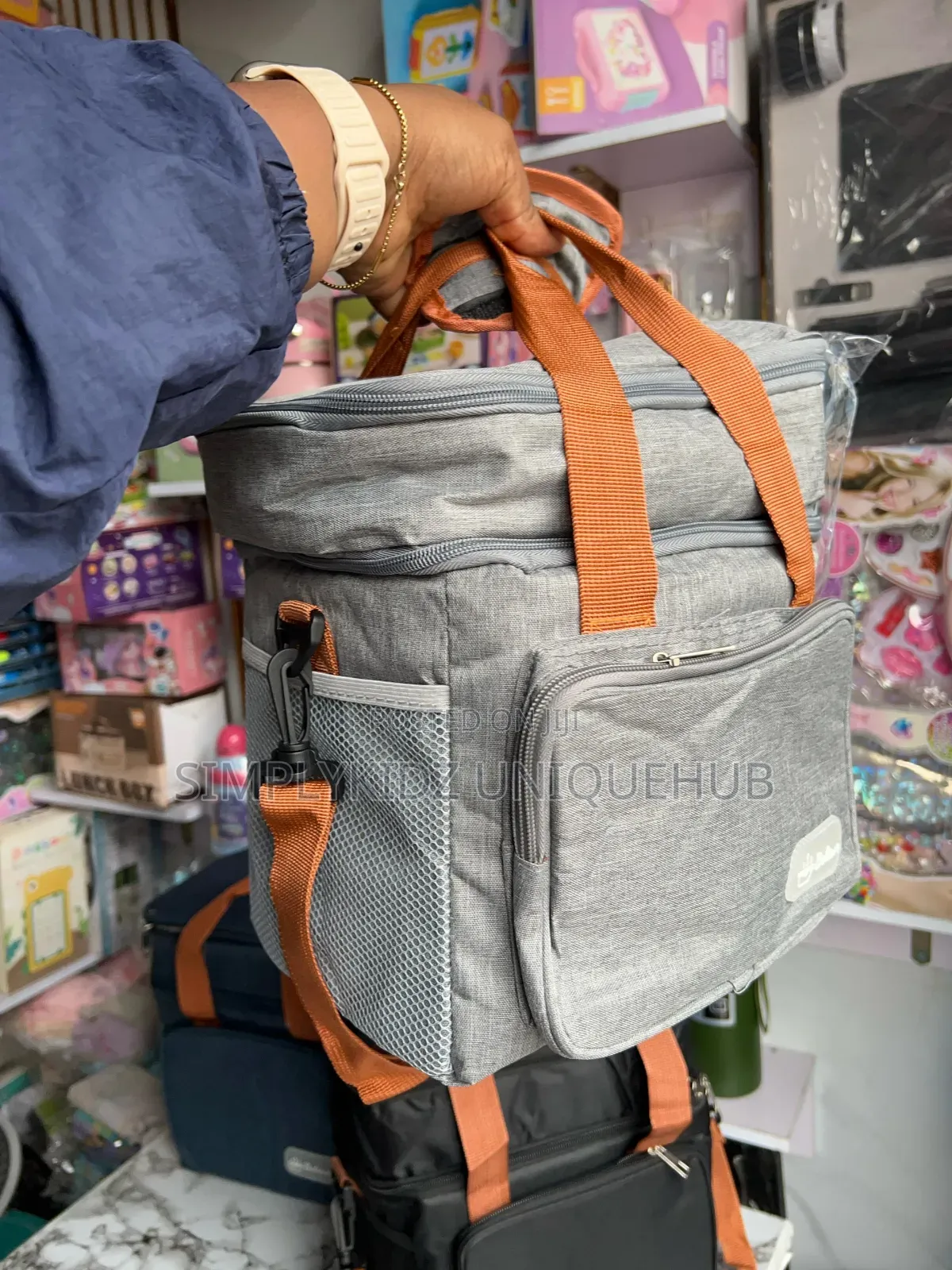 Double Layer Insulated Lunch Bag