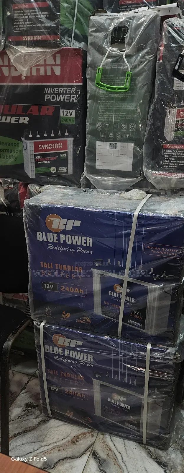 Blue Power 240mah 12v Tubular Battery
