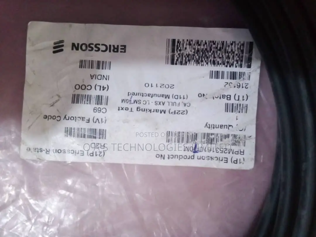 Ericsson Outdoor Fiber Cable – 70m Full Axs - Lc Sm