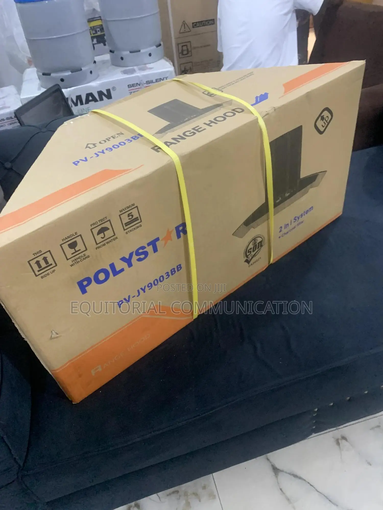 Polystar Stainless Steel Glass Rangehood – Pv-Jy9003bb