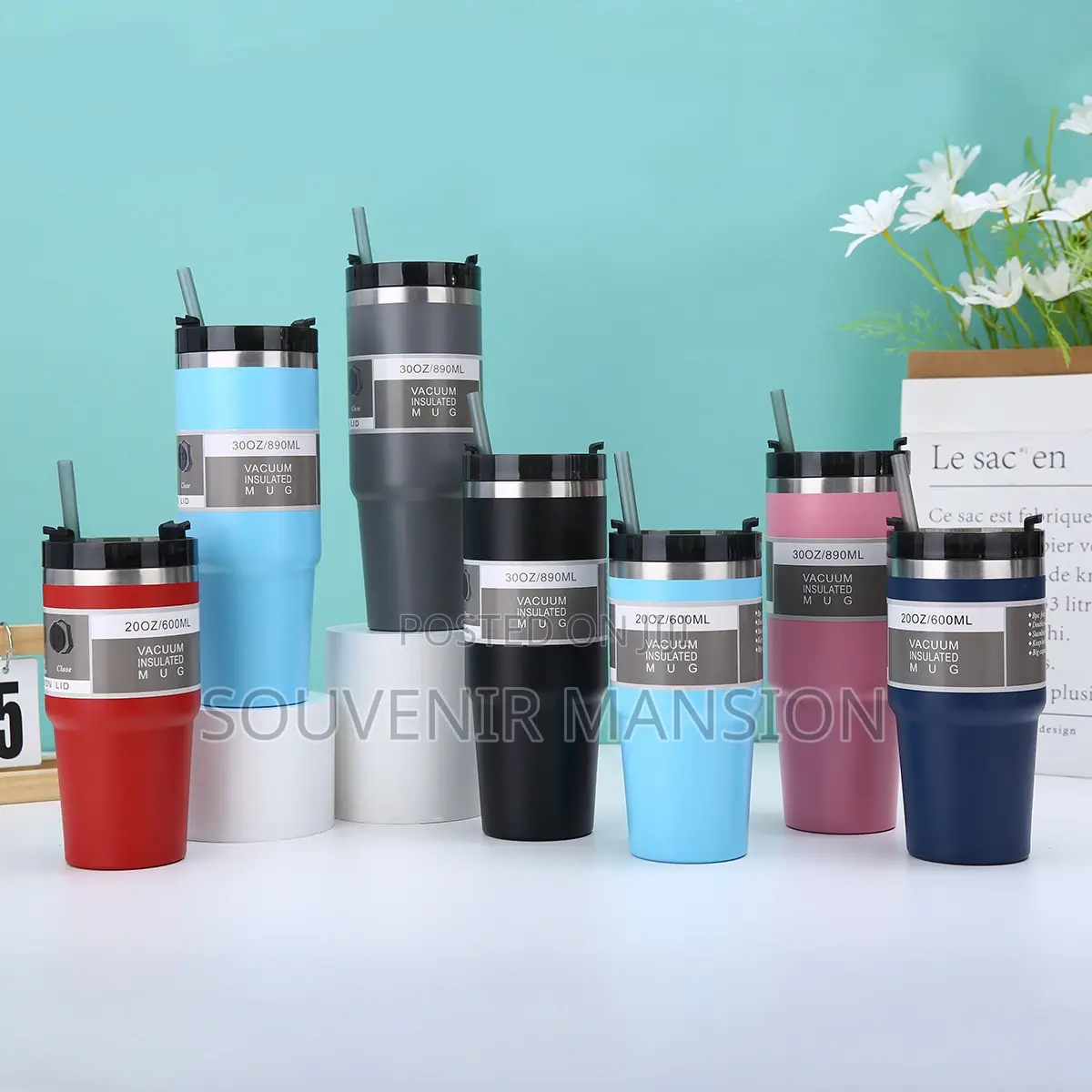 20 Oz Cup With Straw (304)