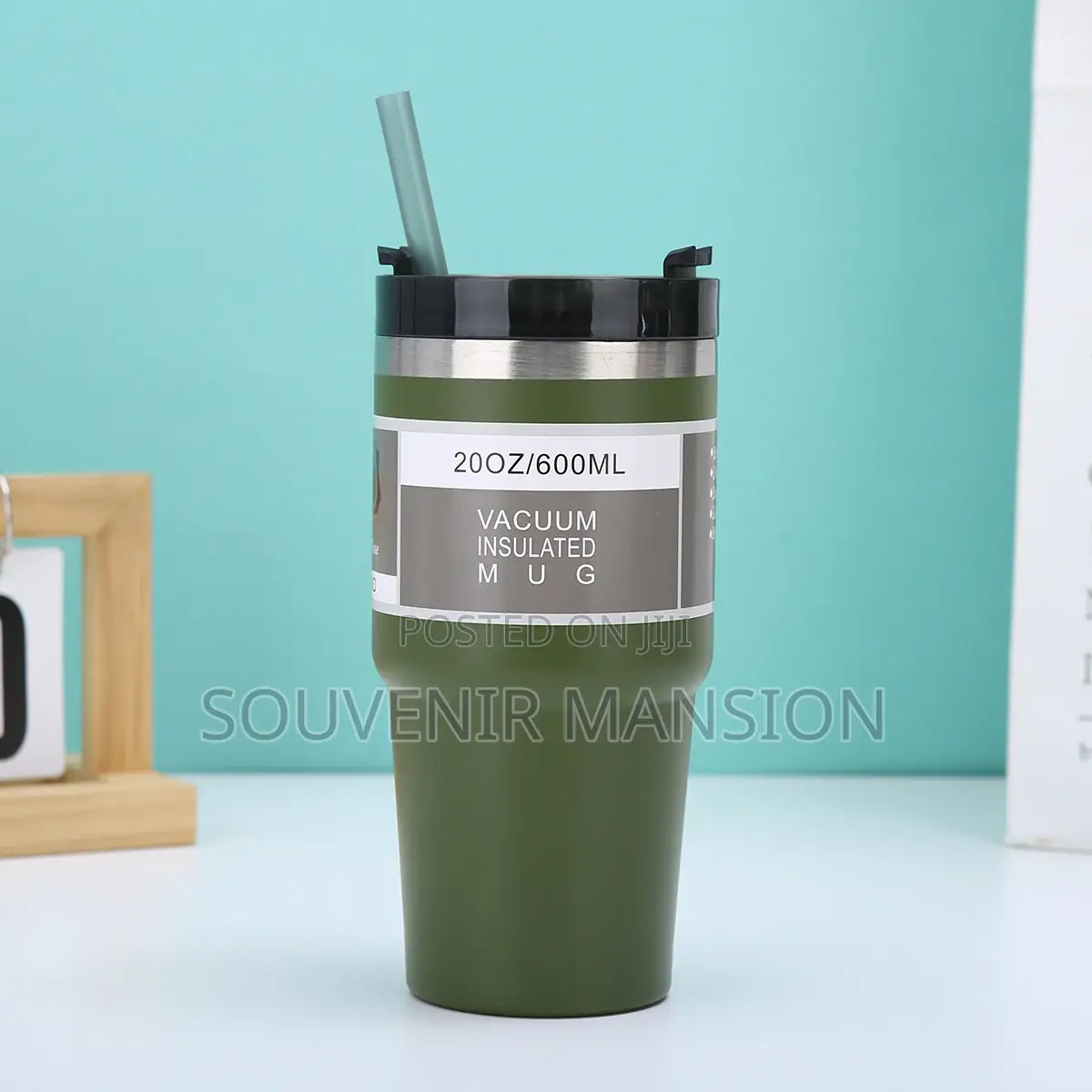 20 Oz Cup With Straw (304)