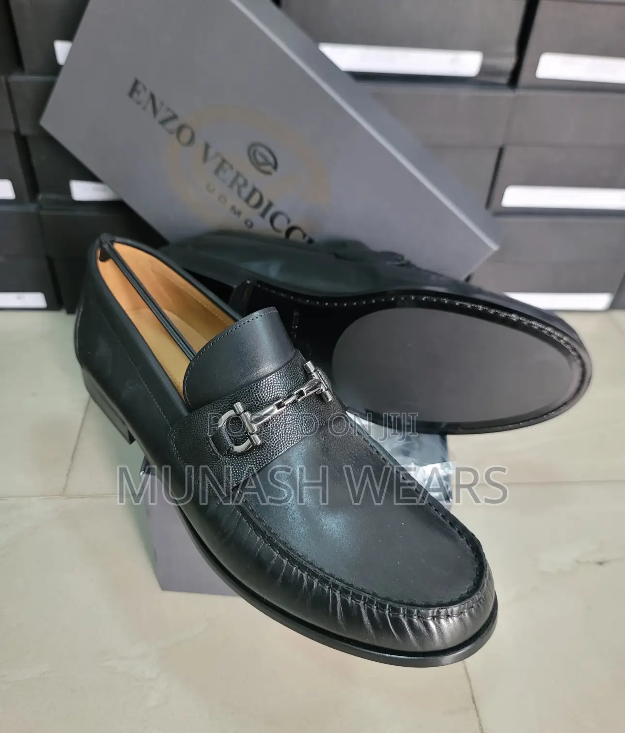 Pure Italian Enzo Original Leather Sole Shoes for Men