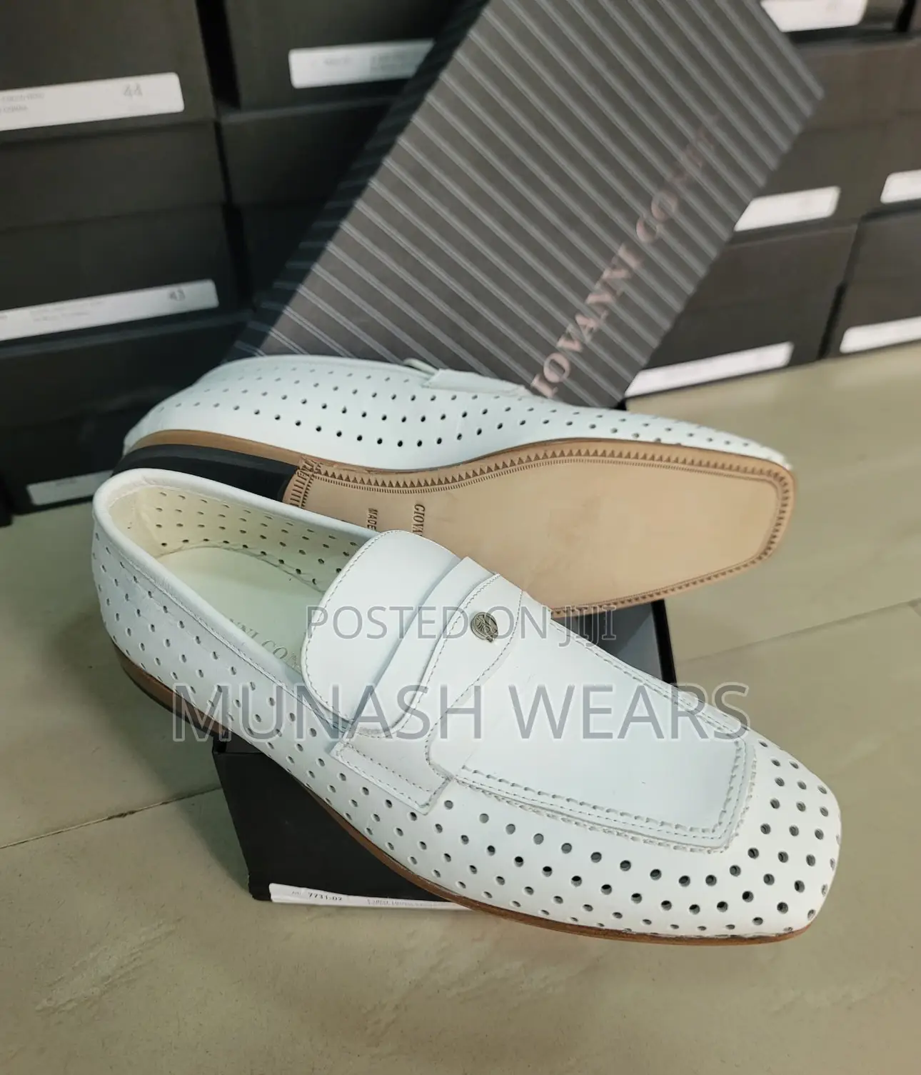 Pure Italian Enzo Original Leather Sole Shoes for Men