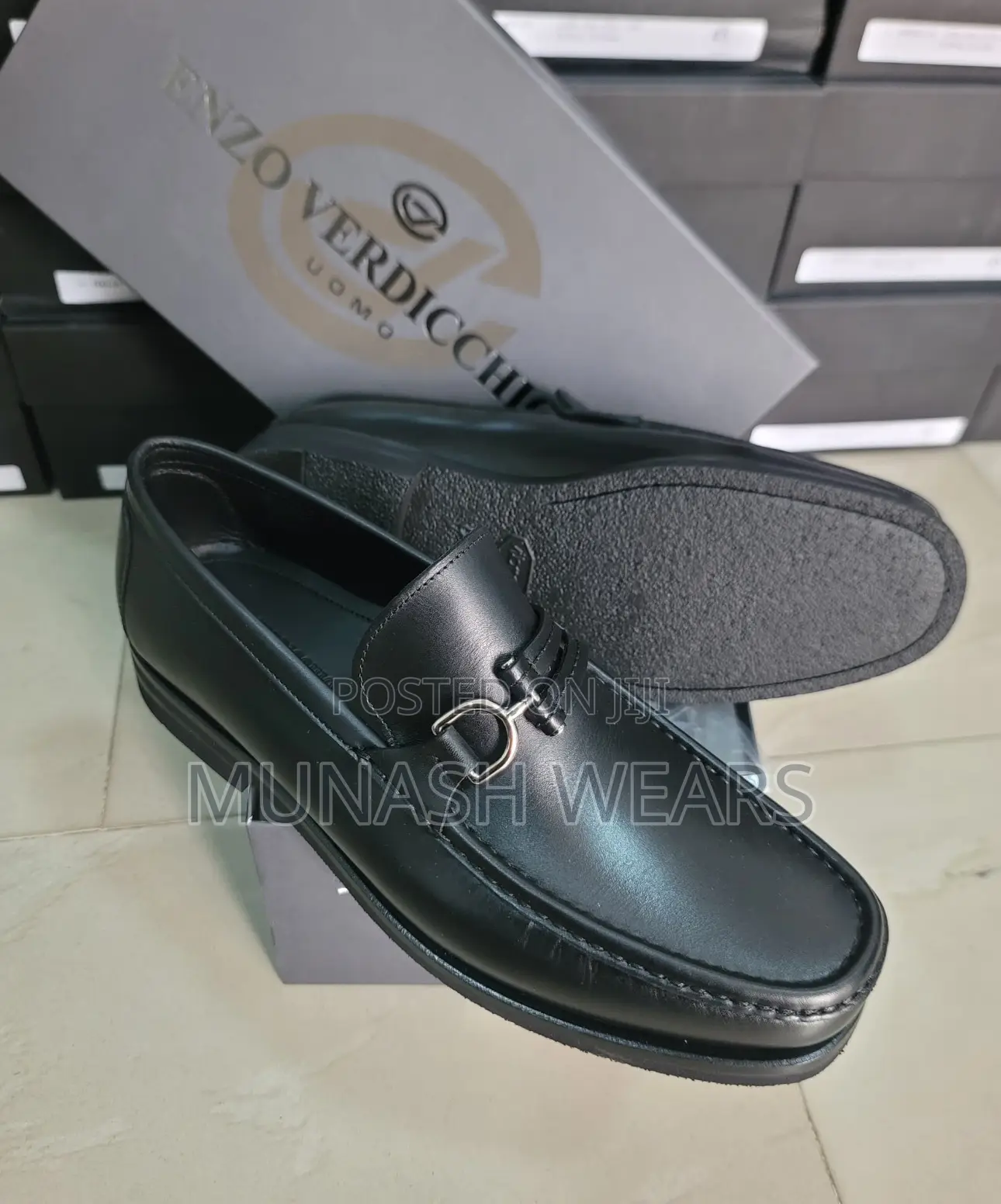 Pure Italian Enzo Original Leather Sole Shoes for Men