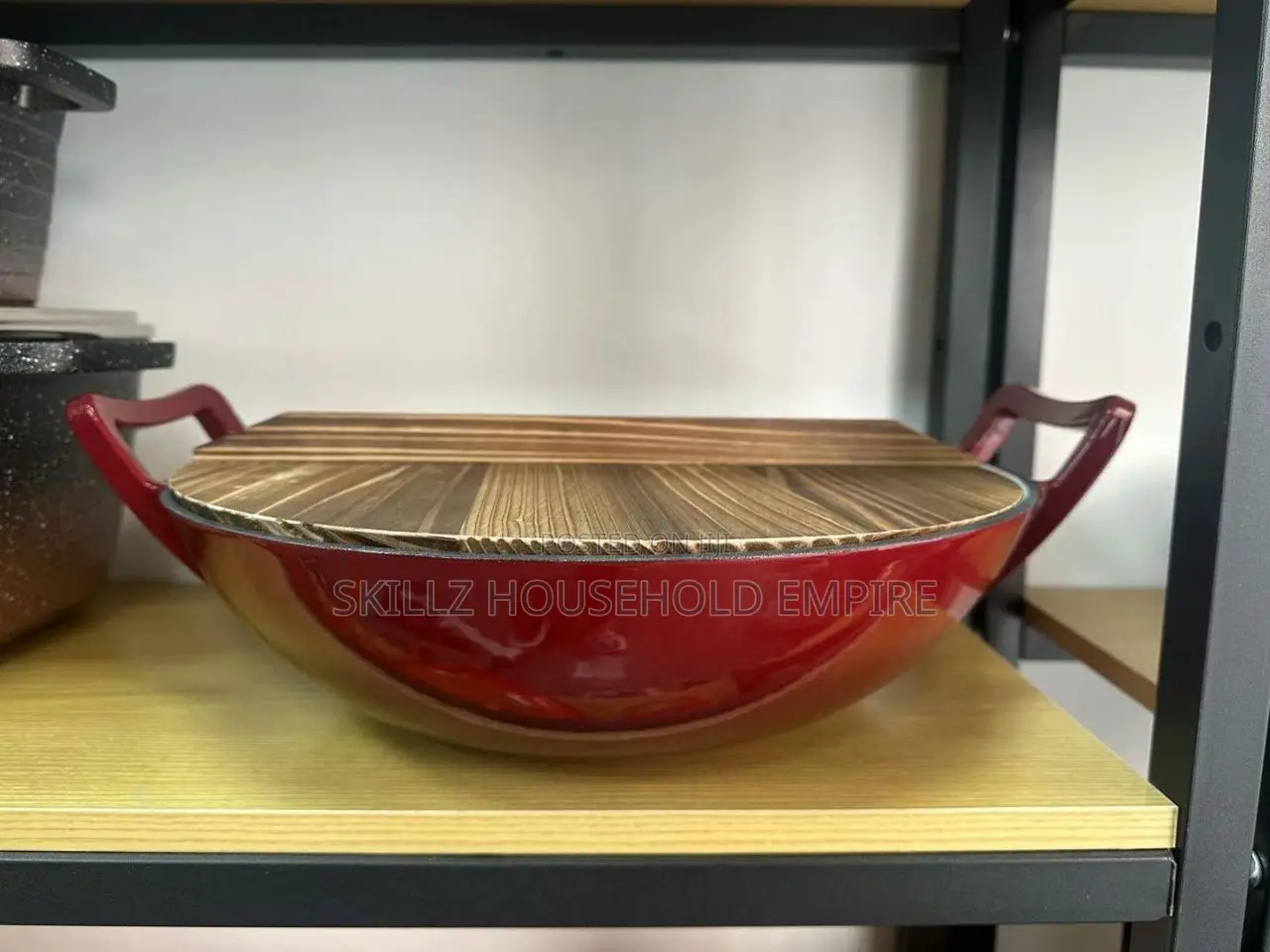 Cast Iron Wok Pan 36cm