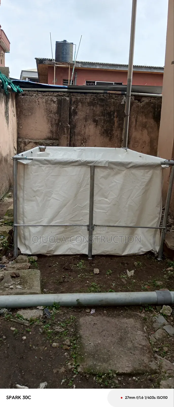 Fish Pond Tarpaulin 10x6x4ft Height