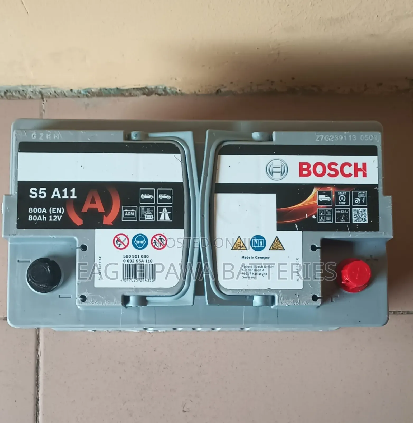Bosch Agm Battery 80ah