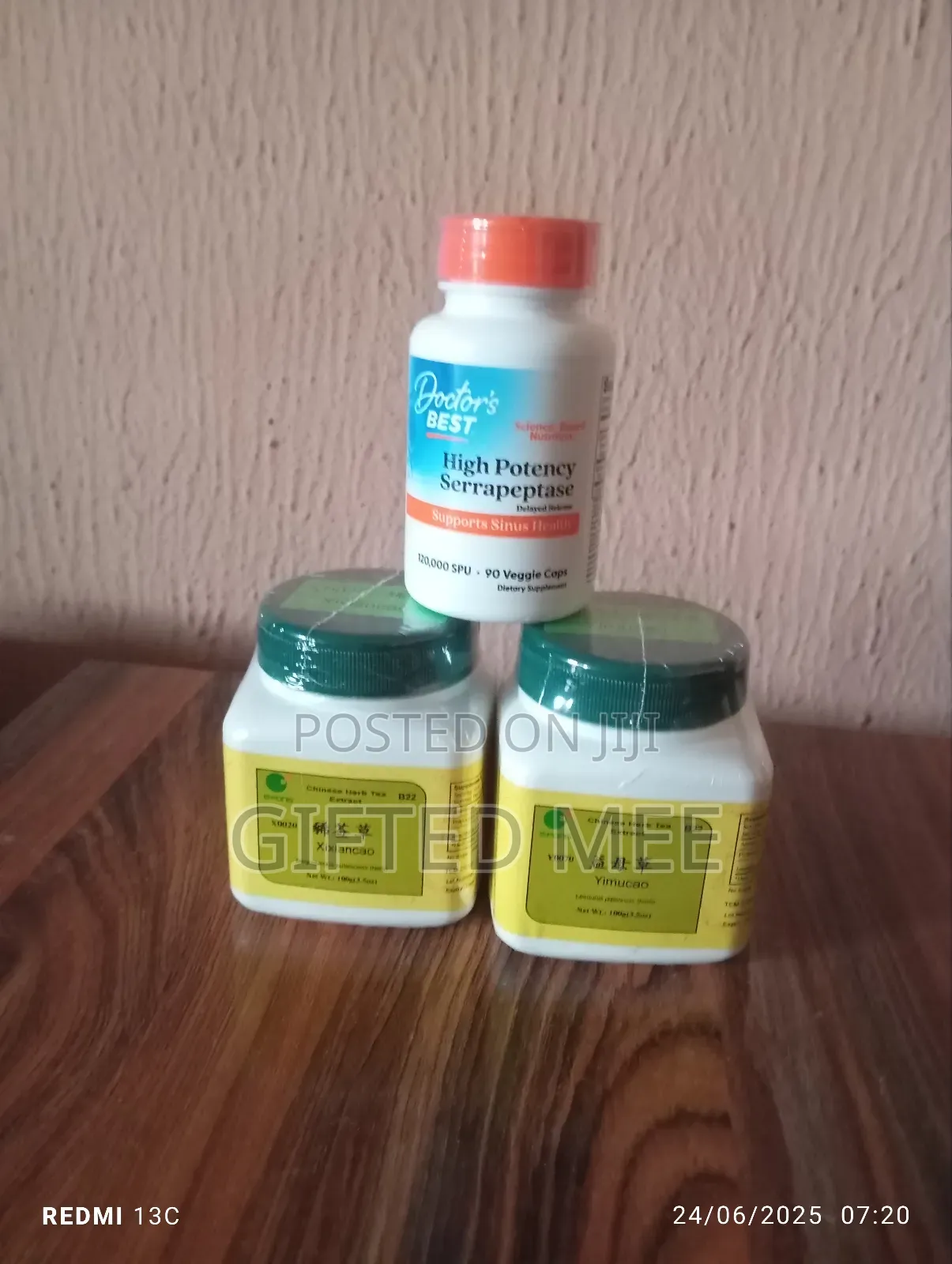 Serrapeptase, Yimucao and Xixiancao for Fertility