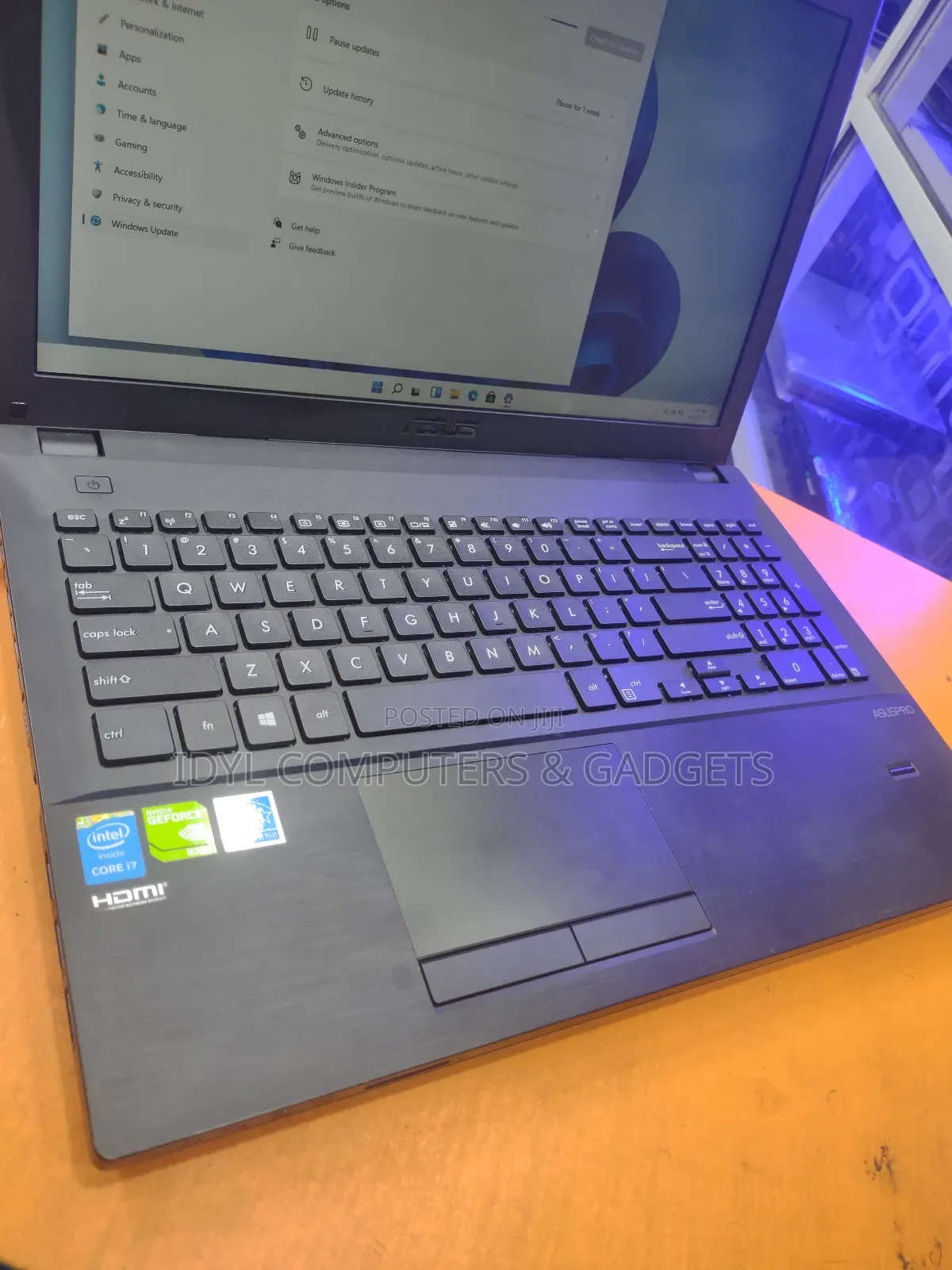 Laptop Asus ASUSPRO P2430UA 16GB Intel Core I7 SSD 256GB