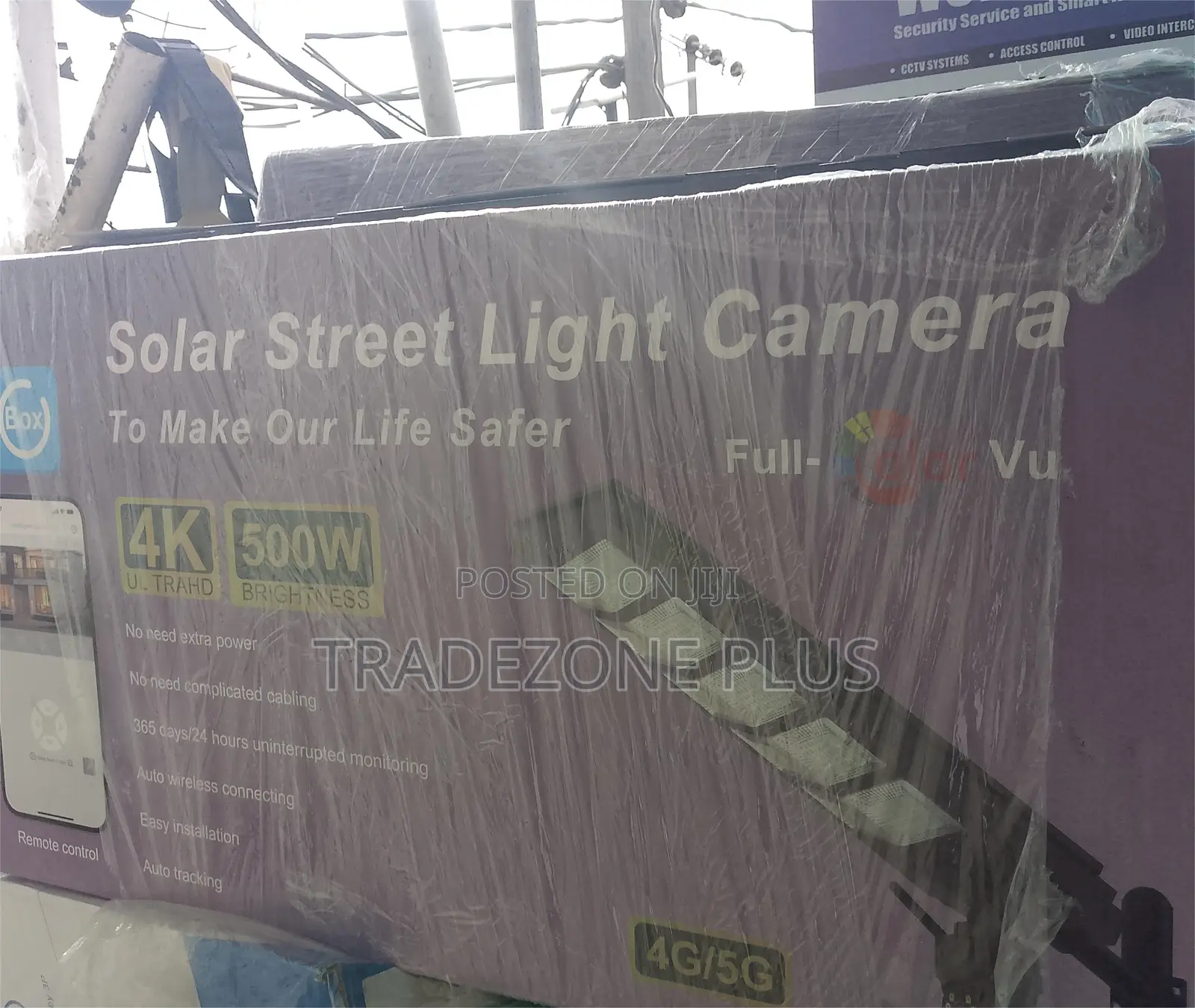 Smart 500w Solar Led Street Light With Intelligent Lighting