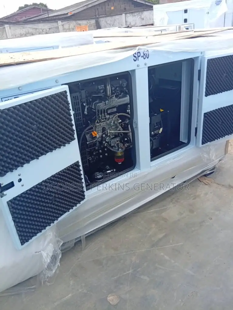 80kva Perkins Generator 100% Copper Coil Much Available Now
