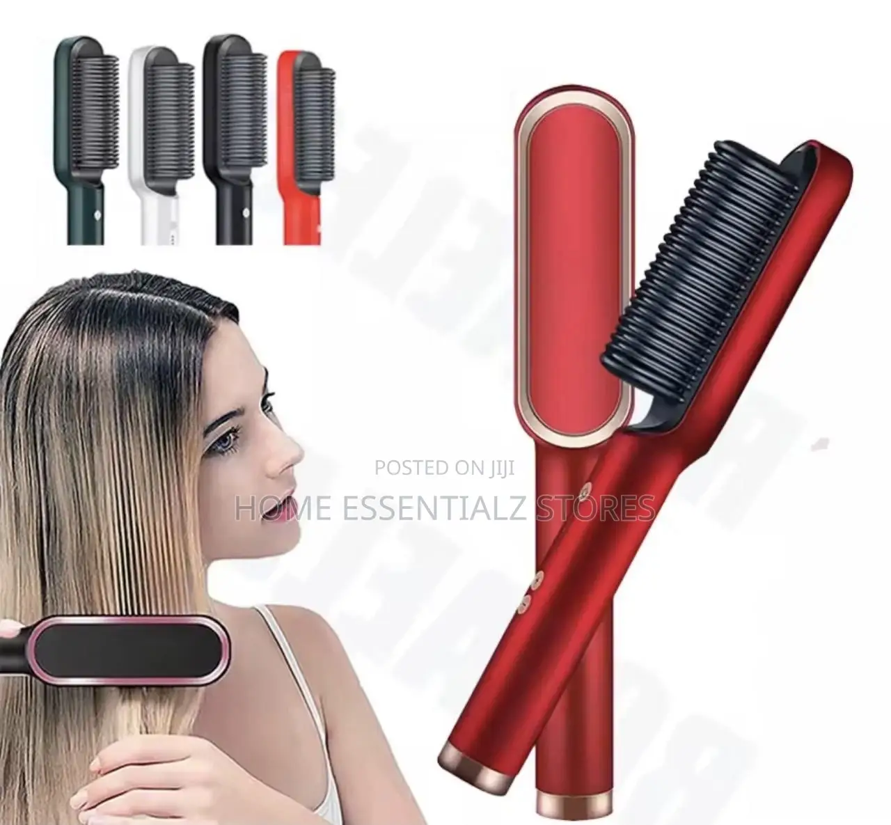 Hair Straightener and Curling Comb