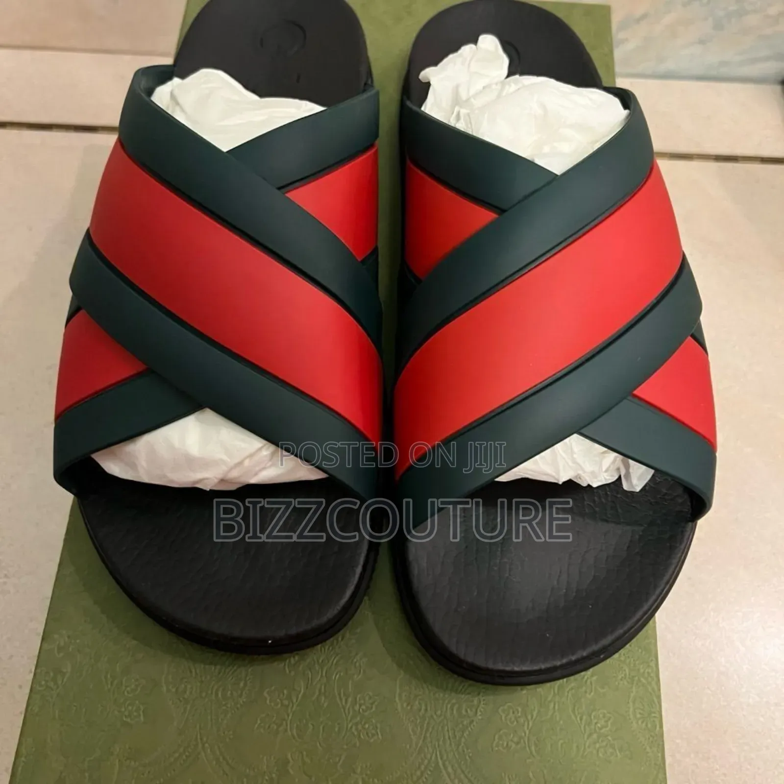 Original Gucci Leather Sandal Available in Store