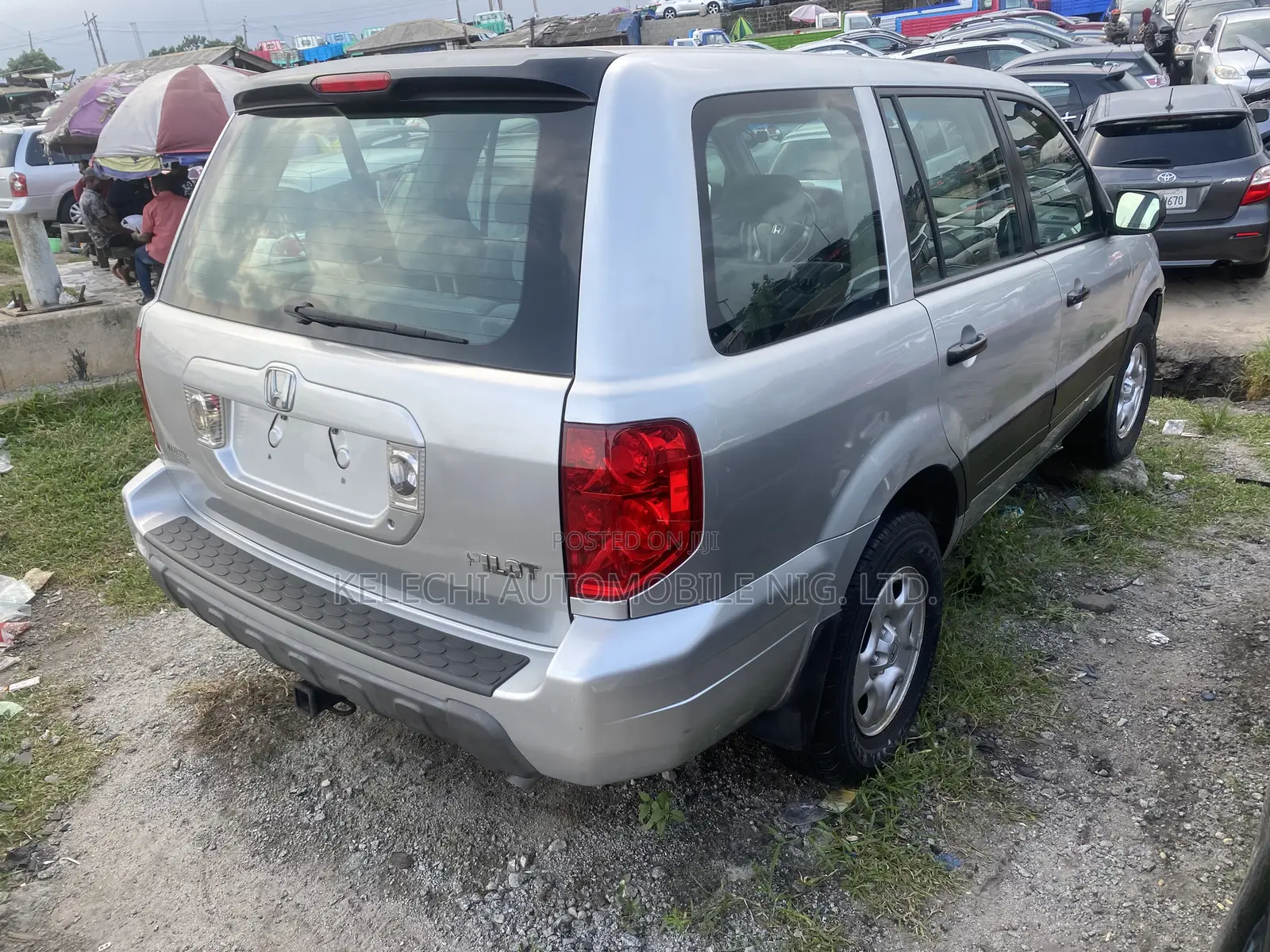 Honda Pilot EX-L 4x4 (3.5L 6cyl 5A) 2003 Silver