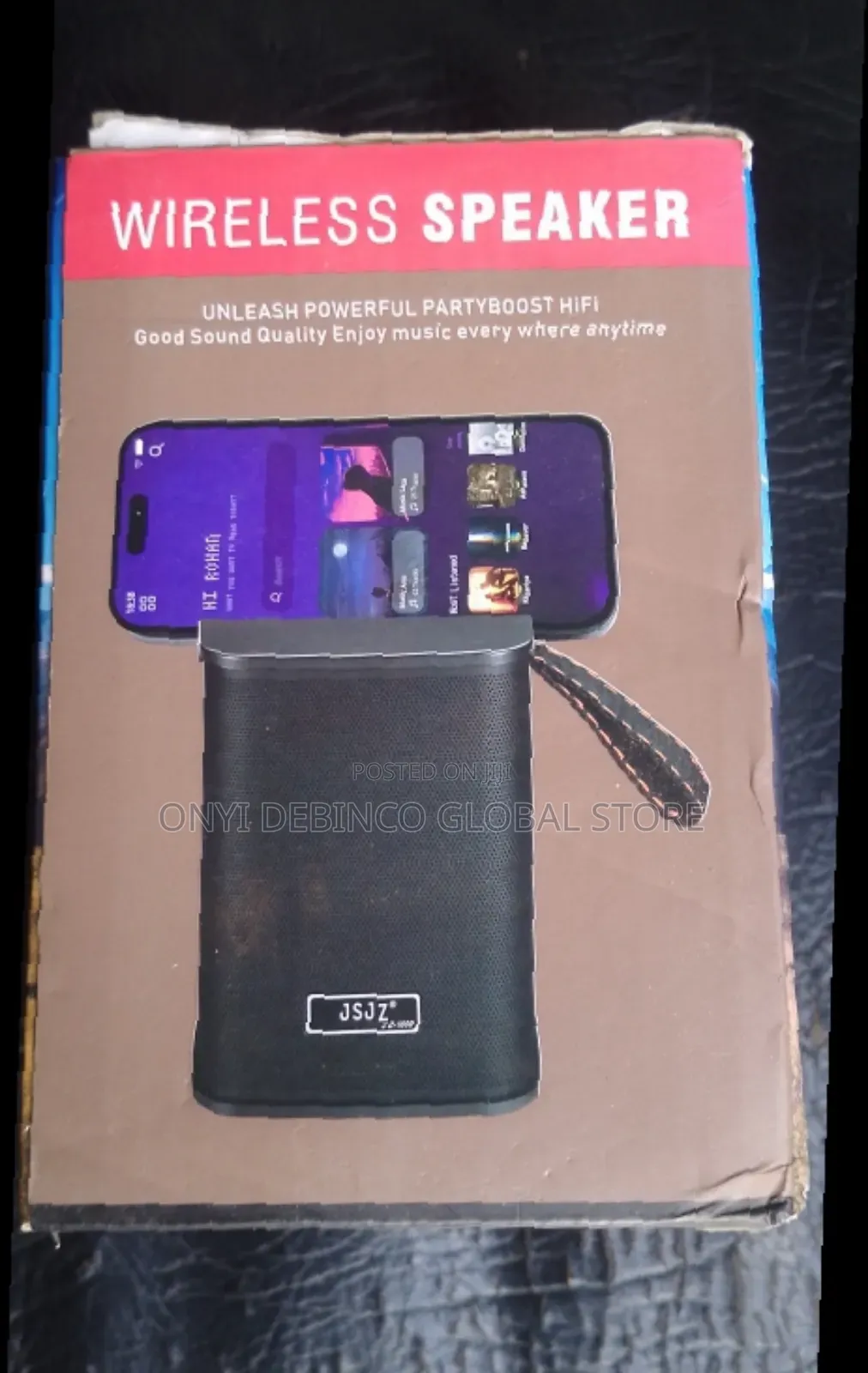 Portable Bluetooth Desktop Phone Holder Wireless Speaker