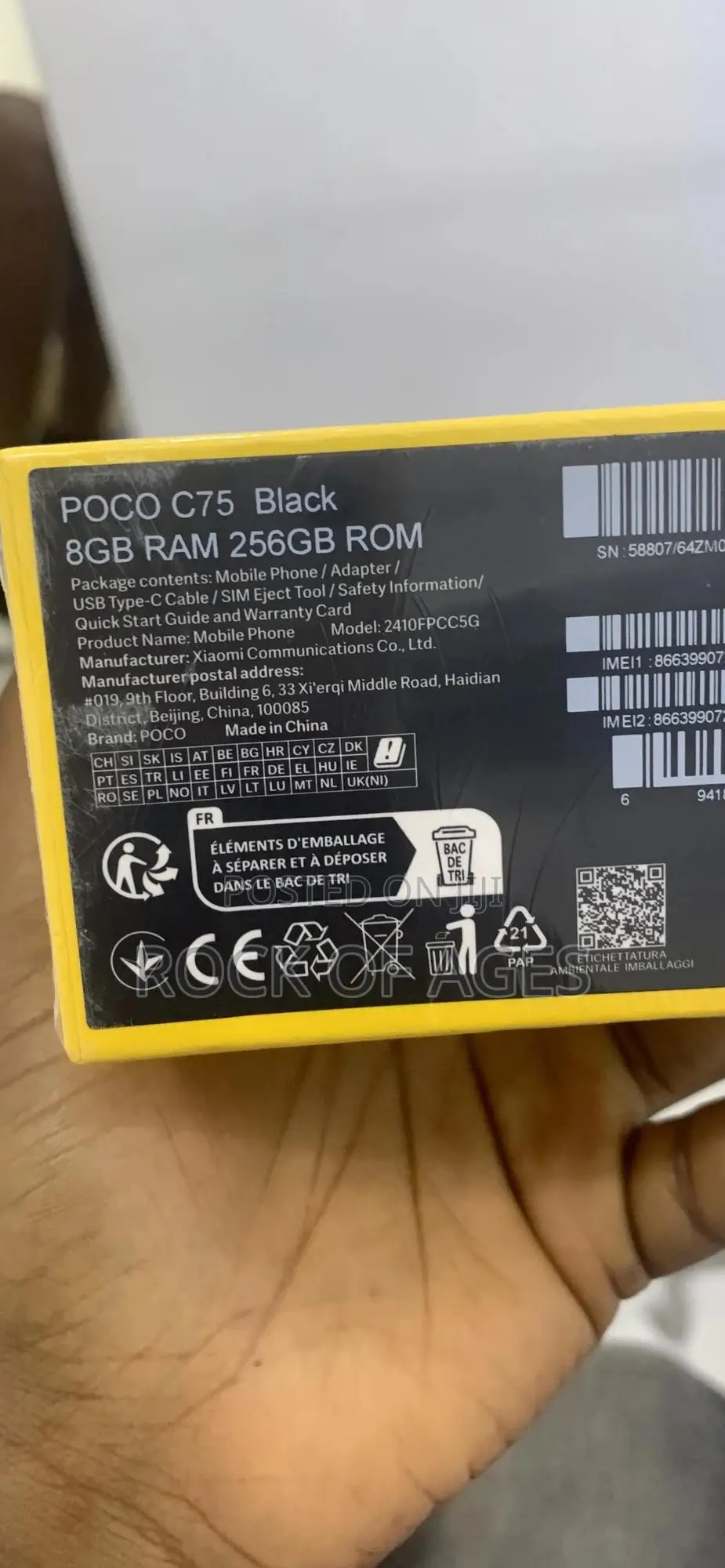 New Xiaomi Poco C75 256 GB Black