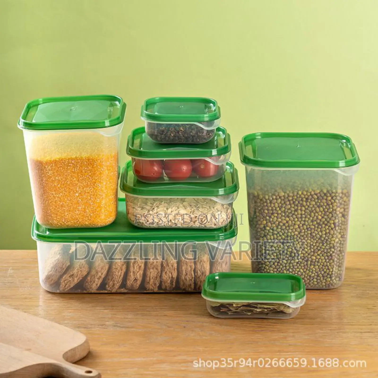 17pcs Fridge Freezer Airtight Storage Container Set With Lids