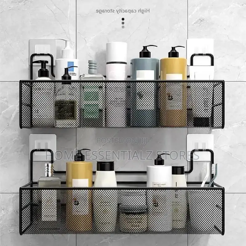 2 Pieces Set of Bathroom Toilet Organizer Shelves
