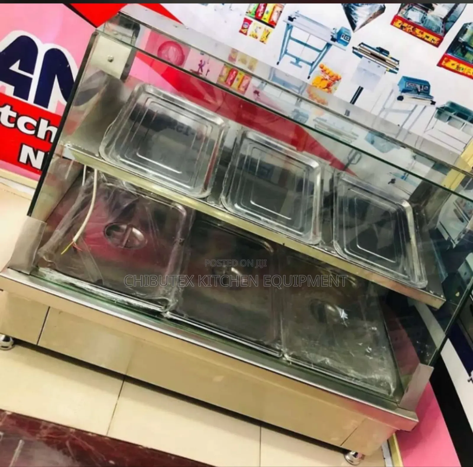 Industrial Food Display Warmer 3plate Local One
